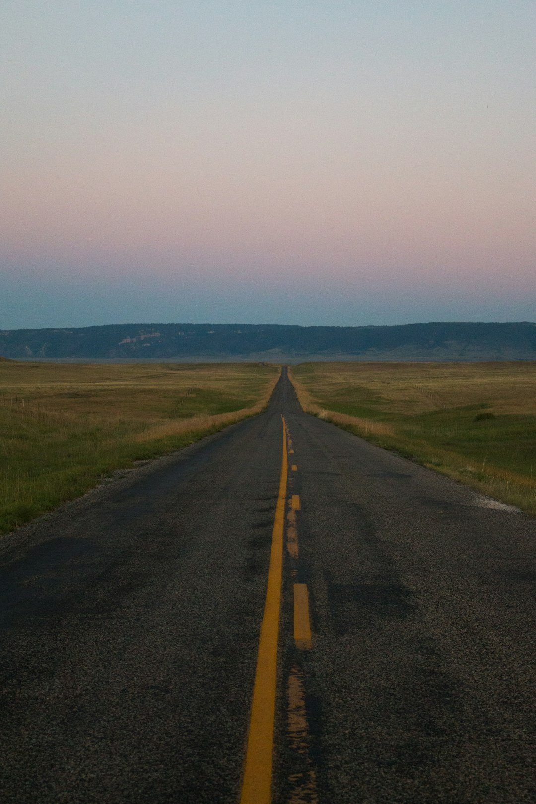 Highway at sunset